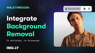 In-Browser Background Removal SDK Demo - JavaScript React Vue Angular