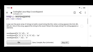 Map-2 CodingBat Answers