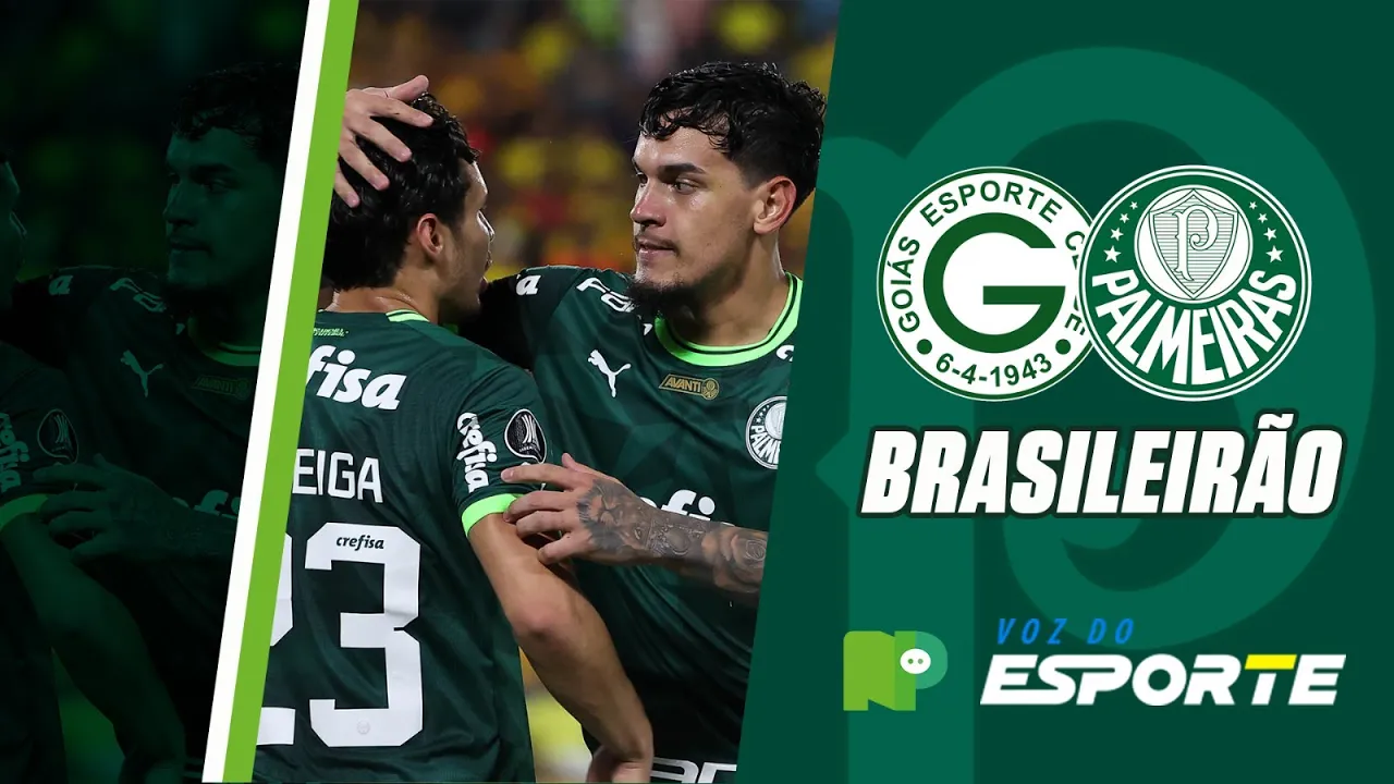 GOIÁS X PALMEIRAS AO VIVO | BRASILEIRÃO 2023 | NARRAÇÃO VOZ DO ESPORTE