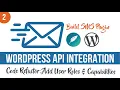 Code Refactor Add or remove custom user roles and capabilities in WordPress