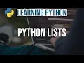 Learning Python Python Lists Mastering Python Python DataStructures