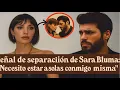 Download Lagu Señal de separación de Sara Bluma:«Necesito estar a solas conmigo misma»