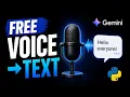 Build FREE Real-Time Speech-to-Text with Gemini Live