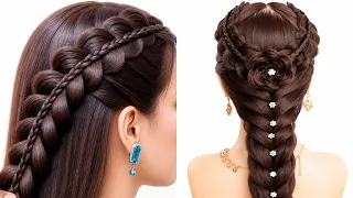 Trending Different Hairstyle Tutorial | Beautiful Hairstyle for Girls | Hairstyle for Wedding Party