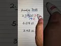 Rounding decimals Round to the nearest tenth