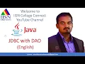 JDBC with DAO Layer Implementation Java JDBC Tutorial for Beginners