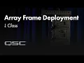 QSC L Class Array Frame Deployment