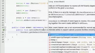 Java GUI Tutorial 9 Beeper program