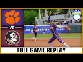 Clemson vs Florida State Game Highlights 2025 ACC Softball Championship