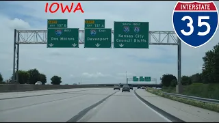 Interstate 35 - Iowa southbound FULL LENGTH