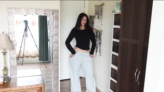 COMFY CLOTHES TRY-ON HAUL | Home, Errands & Dog Walks