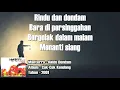 Manterra - Rindu Dendam (Lirik)