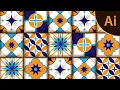 How to create geometric pattern of Moroccan tile in Adobe Illustrator