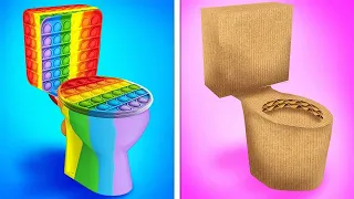 ¡Adultos Construyen la Casa de Sus Sueños con Cartón!