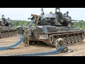 Lagu Loading \u0026 Firing the Scary Cannons of Massive European Anti Aircraft Tank