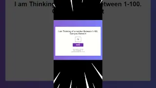 Create Guess Number Using HTML CSS JS