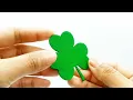 Premium Felt Clover Cutouts for St Patrick s Day Crafts Decor Summer-Ray