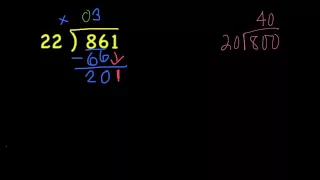 standard algorithm division