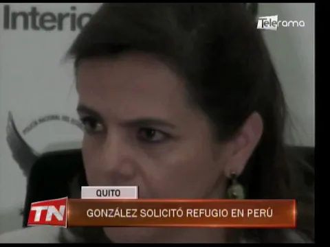 González solicitó refugio en Perú