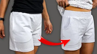 ONE ALTERATION — AND YOU WON’T RECOGNIZE THE SHORTS! 🔥 Changed the Pockets and Added Cuffs