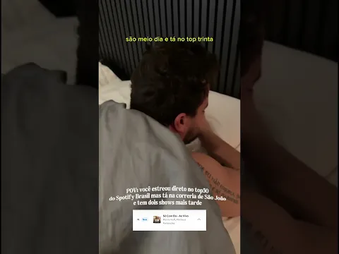 Acordamos hoje tendo a melhor estreia do dia no Spotify Brasil! Valeu Murilo pelo convite. Pra cima!