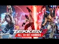 Tekken 8 : All Character's 10 Hit Combos With Inputs