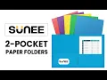 Versatile 2-Pocket Folders with Prongs for School Office and Home Organization