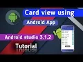 How to make CardView in Android Application Android Studio 3 1 2 Tutorial