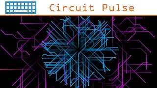 Electrical Circuit Pulse Particle Effect in Java Processing