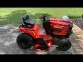 How to operate a Craftsman T110 Tractor Mower