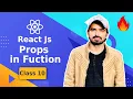 React Js Tutorial in Hindi Urdu Props with Functional Component