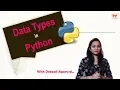 Data Types used in Python List Set Tuple Dictionary String PyCharm Hindi
