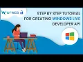 Windows Live Developer API Setup Tutorial WooCommerce EDD Social Login WPWebElite