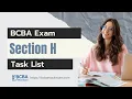 BCBA Section H Explained Selecting Implementing Sustaining Behavior Change 6th ed