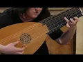 Lagu S. L. Weiss - London Suite IV - Evangelina Mascardi, baroque lute