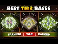 The STRONGEST Town Hall 12 Bases Right Now War Ranked Farming