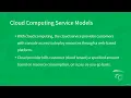 Section 1 4 Introduction to Cloud Computing Lecture 4 Cloud Computing Service Models