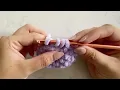 How to Decrease Back Loop Only Crochet