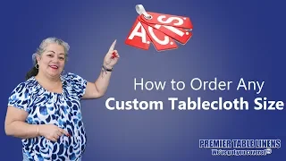 Any Custom Size Tablecloth Order Custom Table Linens