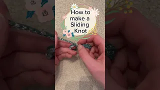 How to Make a Sliding Knot for Bracelets