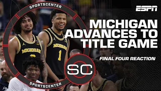 Final Four Reaction UConn Michigan advance to title game SportsCenter