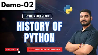 Python FullStack Demo 02 History of Python Tutorial for Beginners