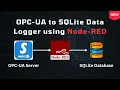 OPC-UA to SQLite Data Logger using Node-RED