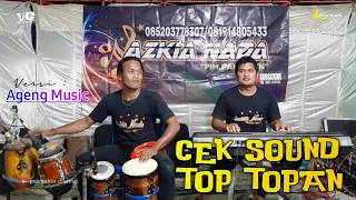 cek sound top topan versi ageng music azkia nada vg audio