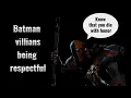Download Lagu Batman villians showing respect towards him after his death