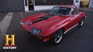 counting cars stunning 66 corvette revs danny up season 9 history