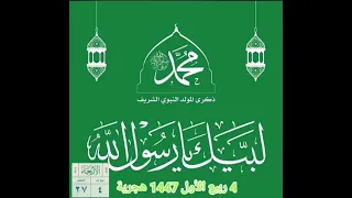 زفة صل يارب على طه الحبيب الله يالله زامل المولد النبوي الشريف 1447 هجرية 