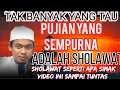 Lagu PUJIAN YANG SEMPURNA ADALAH SHOLAWAT KEPADA ALLAH [BUYA ARRAZY HASYIM]