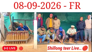Shillong Teer Live FR  Result 08-09-2026 | Shillong Teer Counter Live Result