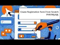 Create User Signup Form - Web Development with PHP MySQL